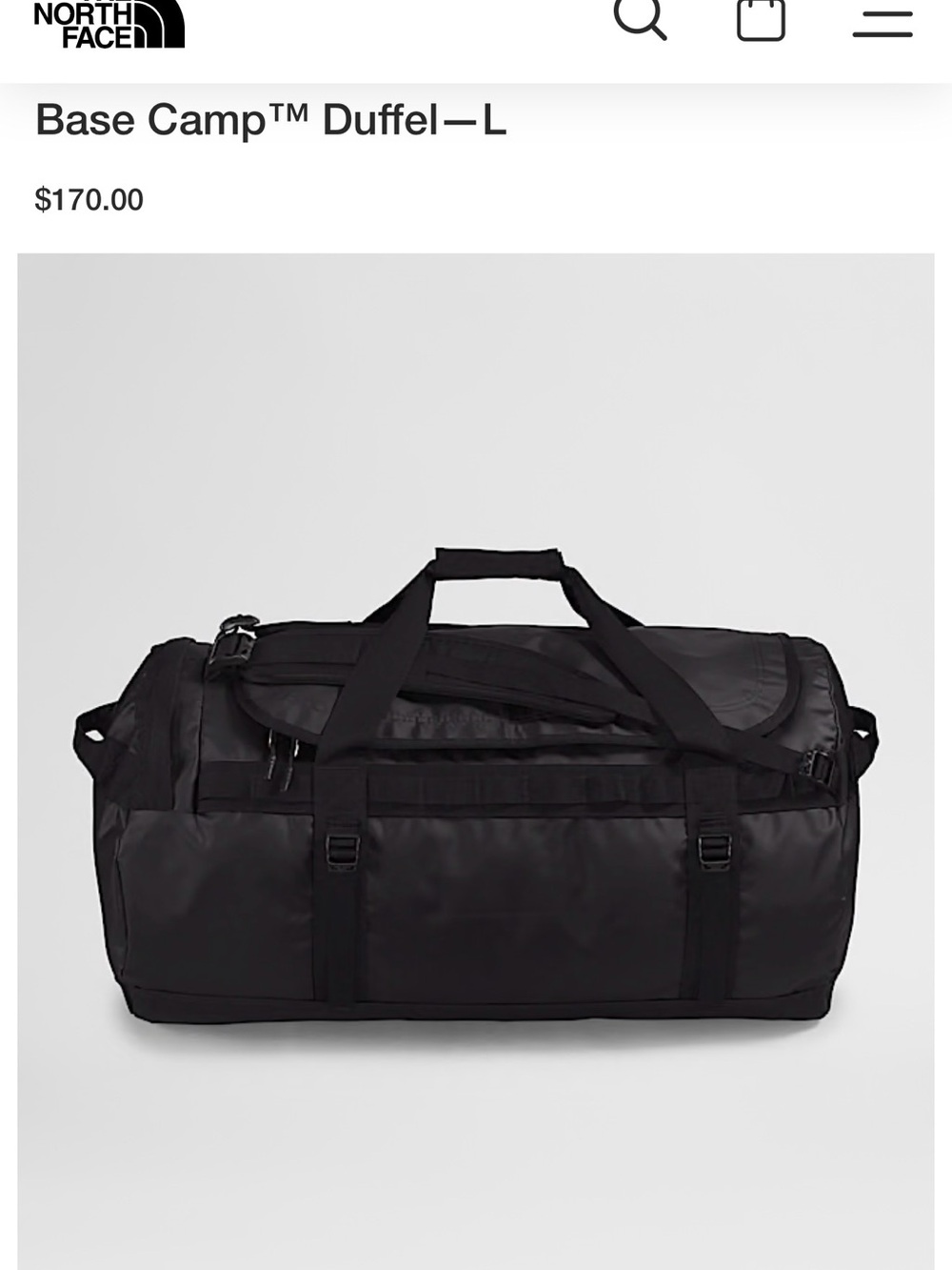 The North Face Base Camp Duffel L - Black